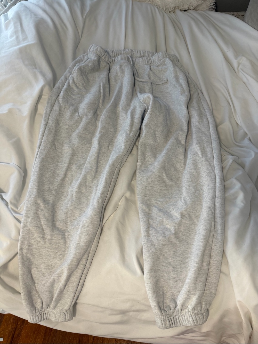 Garage Light Gray Sweatpants with Drawstring